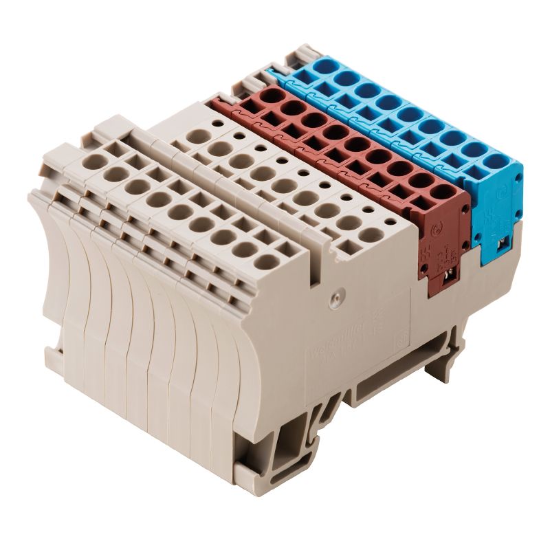 1692630000 - 9-Pole Initiator Terminal with Tension-Clamp Connector (Pack of 5)