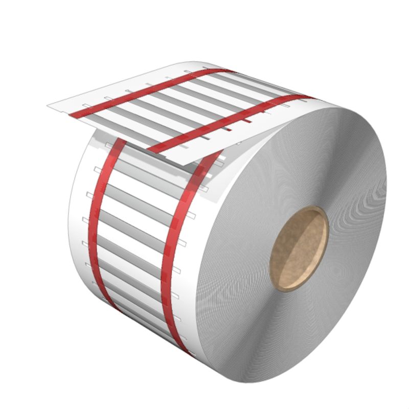 2437850000 - RoHS Compliant White Cable Markers, 1.2-2.4mm Diameter, 1000/Roll (Pack of 1000)