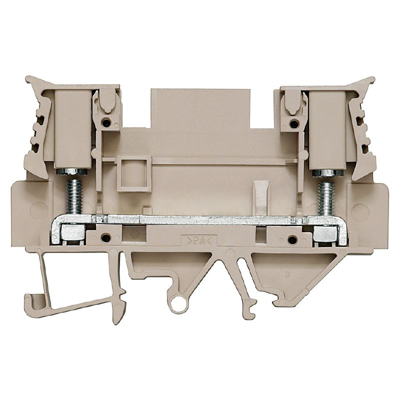 1887220000 - Dark Beige 6mm² Feed-Through Terminal Block, 41A, 2 Connections (Pack of 50)