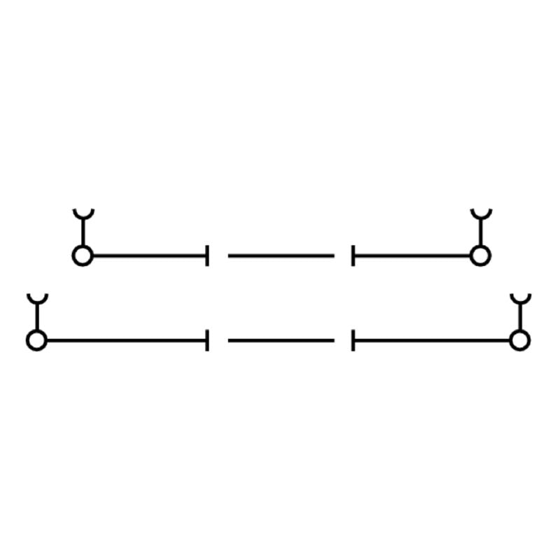 2456030000 - 2.5mm² Test Disconnect Terminal with 4 Connections (Pack of 25)