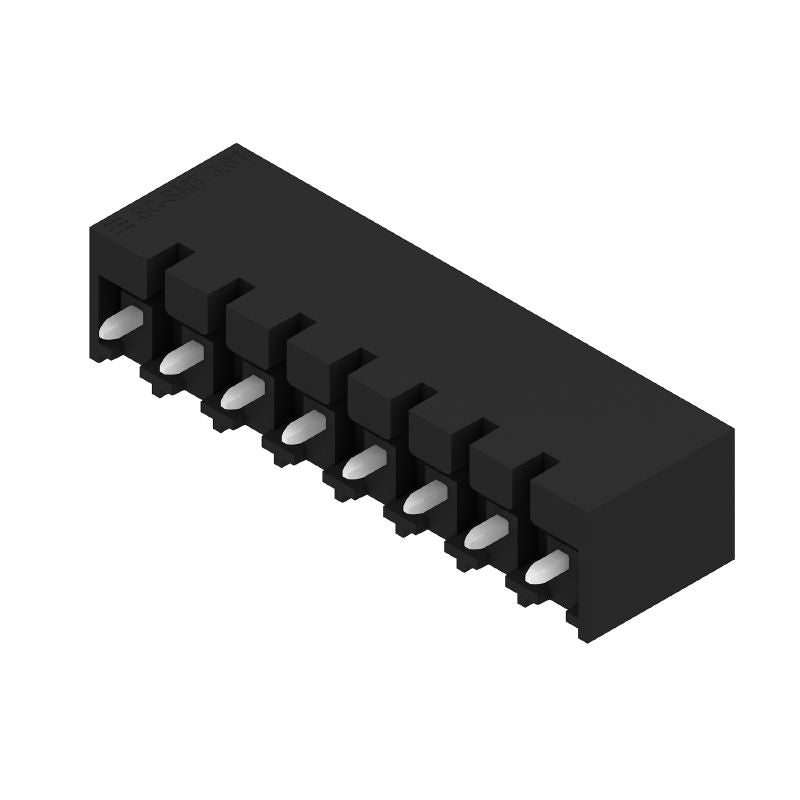 1863900000 - 8-Pole 3.81mm PCB Connector, THT/THR, 180° Angle, Black (Pack of 50)