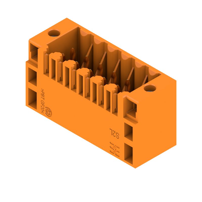 1756990000 - 12-Pole 3.5mm PCB Plug Connector, 180° Angle, Gold-Plated (Pack of 66)