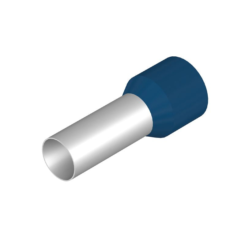 9019350000 - Blue 15mm Wire End Ferrule, 41mm Length, Reliable Connection (Pack of 50)