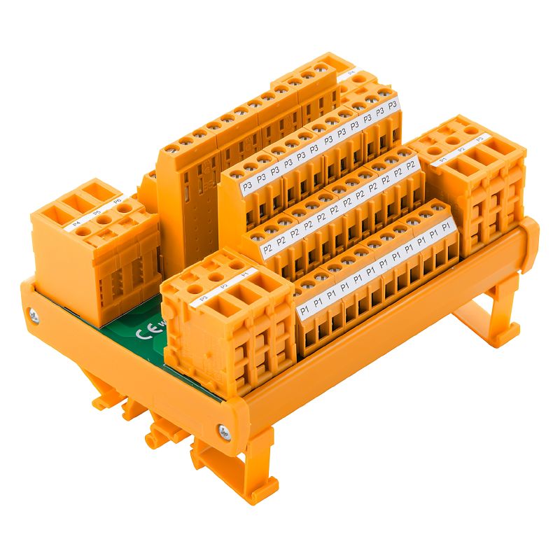 1128130000 - 6-Pin RS VERT Interface for Tension-Clamp Connections
