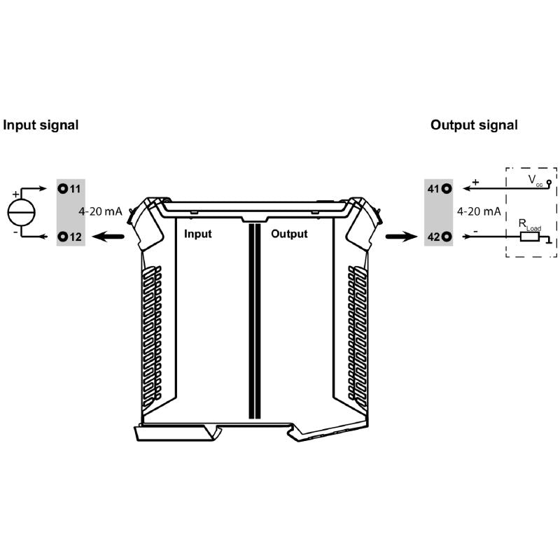 7760054354 - 4-20 mA Passive Isolator with Galvanic Isolation