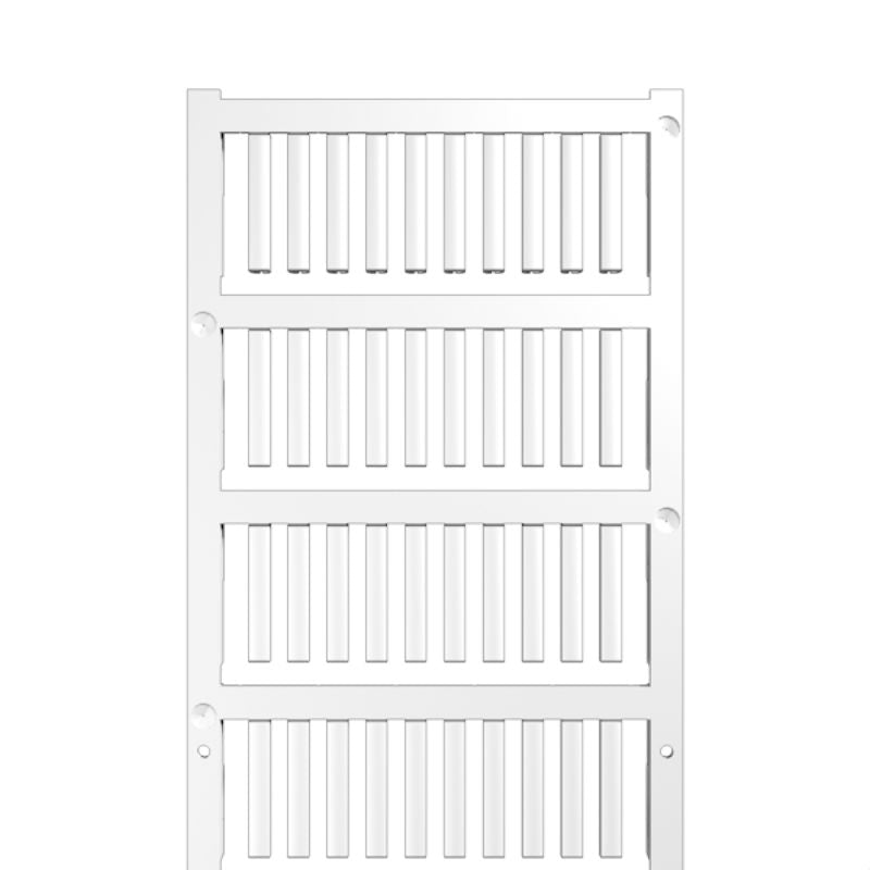 1918630000 - SlimFix 21x3.2mm White Cable Markers for 1.7-2.1mm Cables (Pack of 400)