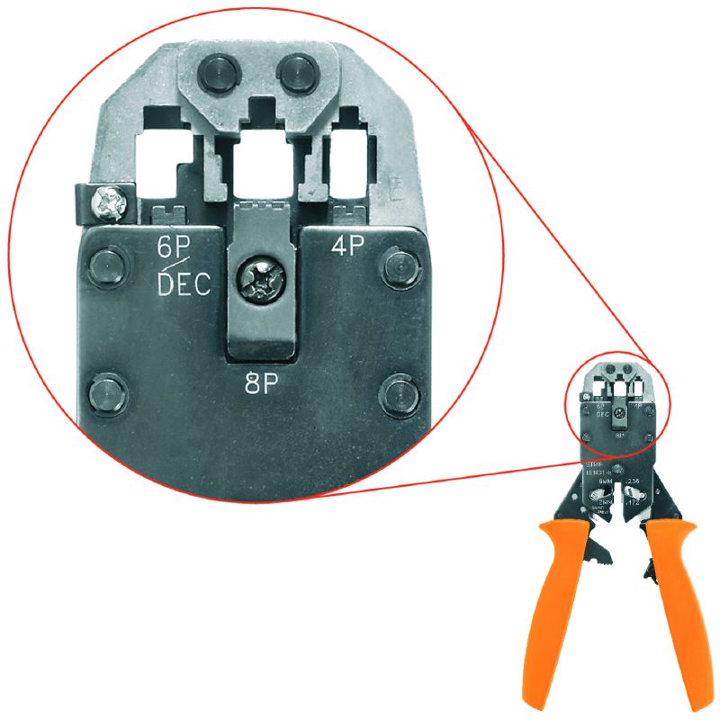 9008120000 - WE/DEC Crimping Tool for 4-, 6-, & 8-Pole Connectors