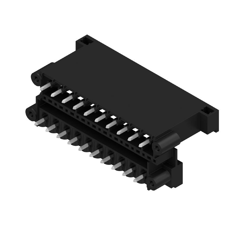 1828850000 - 20-Pole 5.08mm THT Male Connector, 3.2mm Pins, Black Finishing (Pack of 16)