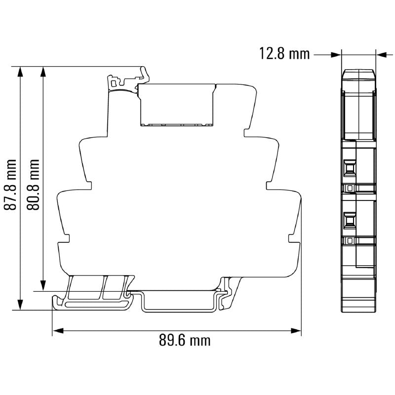1123750000 - 48V Relay Module with 2 CO Contacts, -40°C to 60°C (Pack of 10)