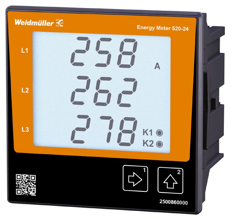 2500860000 - Compact 96mm ENERGY METER for Single & Three-Phase Measurement