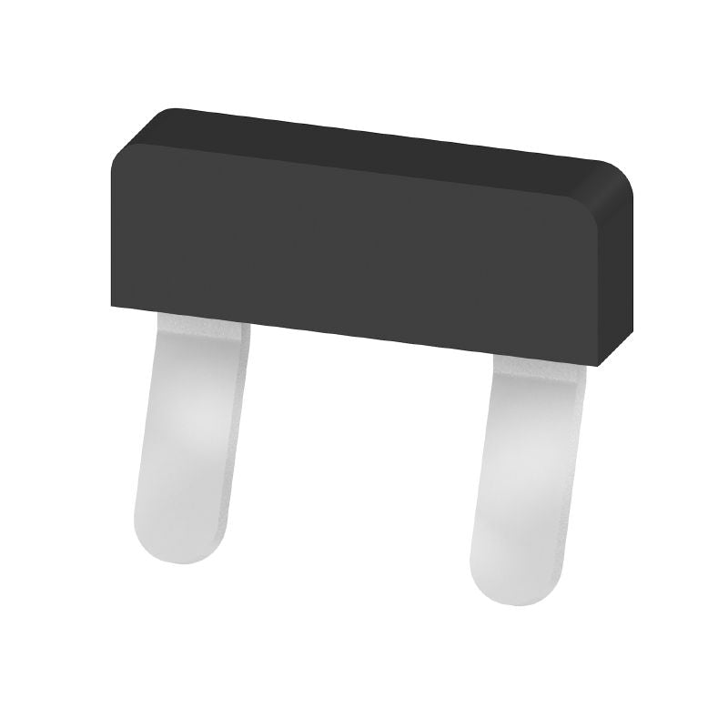 3833700000 - Black Cross-Connector, 2 Poles, Insulated, 14.5mm Wide (Pack of 20)
