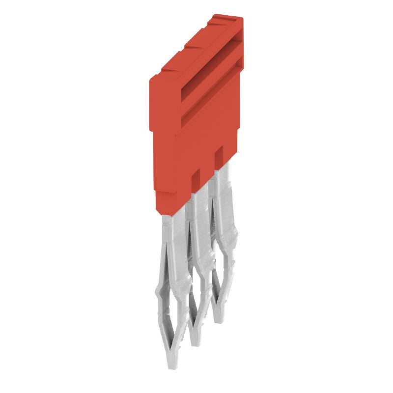 2460810000 - Red 32A Cross-Connector, 3 Poles, 6.10mm Pitch (Pack of 60)