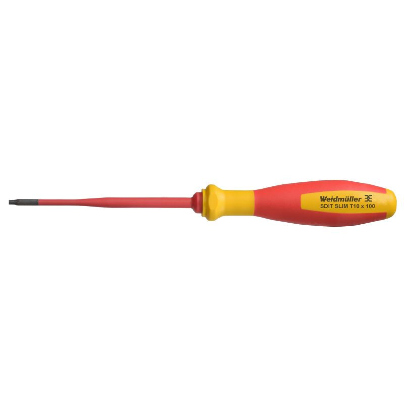 2749700000 - VDE T10 Slimline Screwdriver, 100mm Blade Length