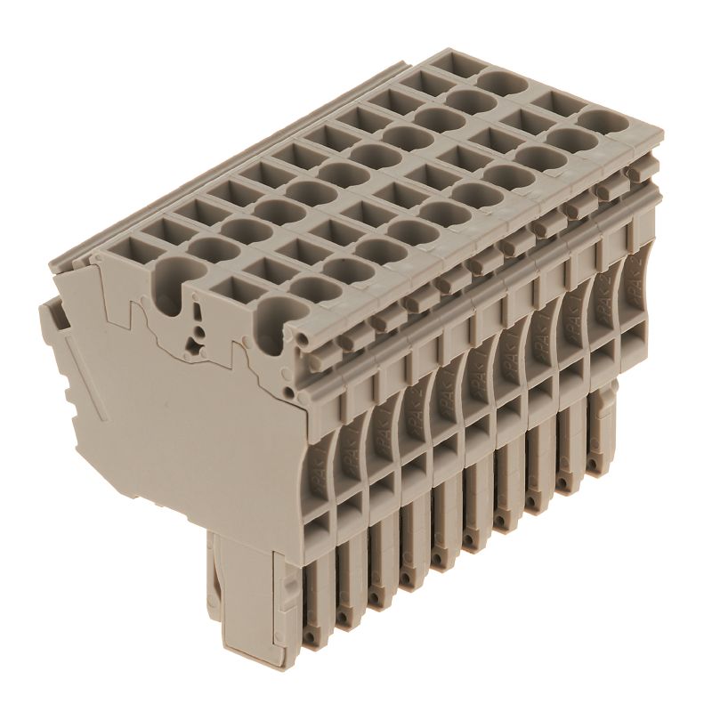 1815830000 - UL Certified Dark Beige Plug-In Connector, 55mm Wide (Pack of 10)