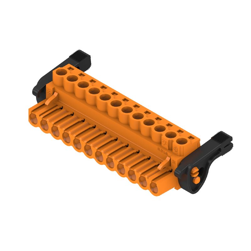 1944930000 - 5.08mm 12-Pole PCB Female Connector, 180° Clamp Style (Pack of 24)