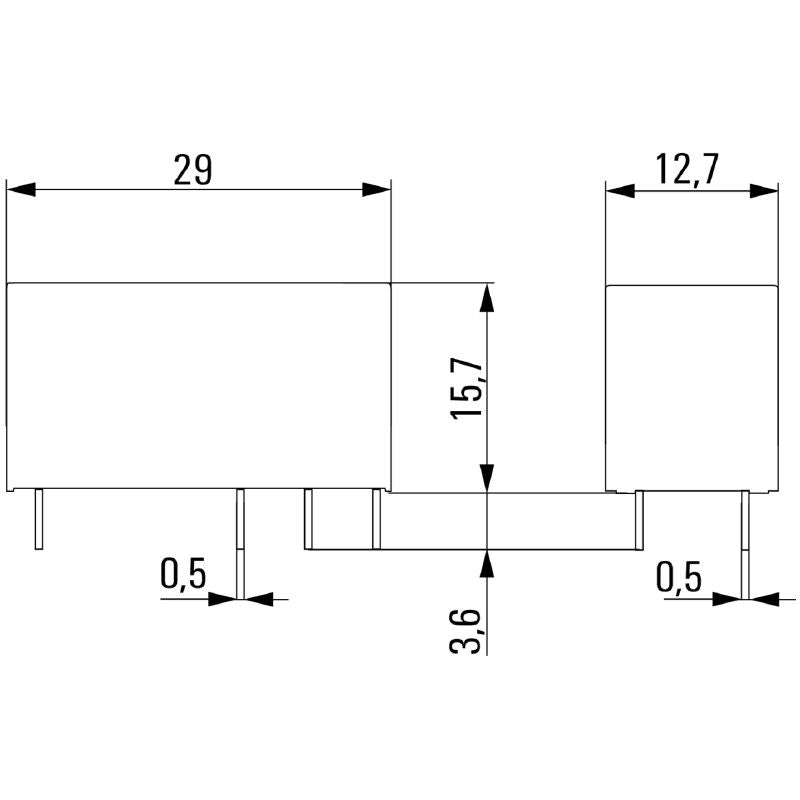 1984020000 - 5V DC Relay, 16A, Compact 15.7mm Depth (Pack of 20)