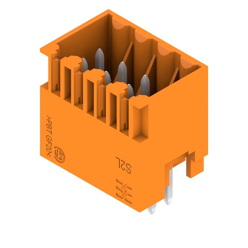 1728800000 - 3.50mm 8-Pole THT Male PCB Connector, Orange (Pack of 120)