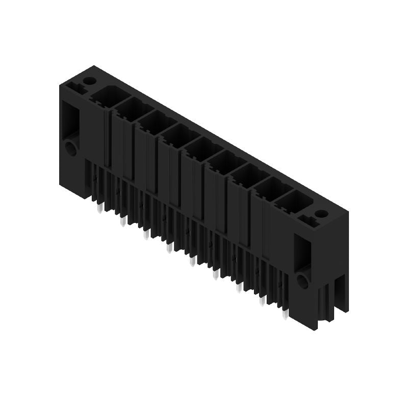 1930890000 - 9-Pole 7.62mm Pitch Male PCB Plug Connector, Black (Pack of 18)