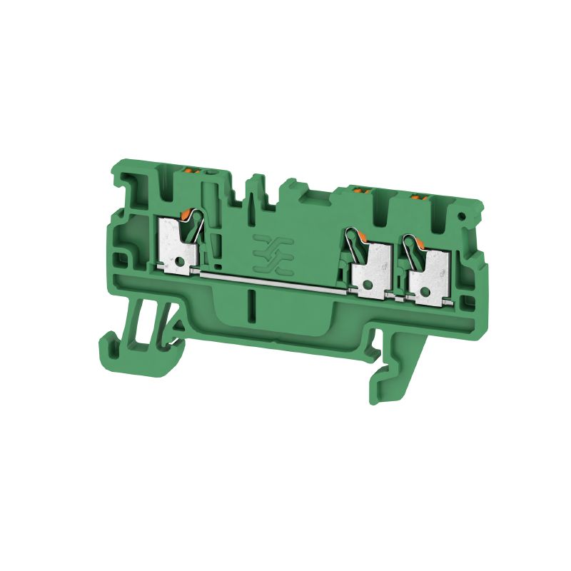 2534480000 - Green 1.5mm² Feed-Through Terminal, 500V, 17.5A, Compact Design (Pack of 50)