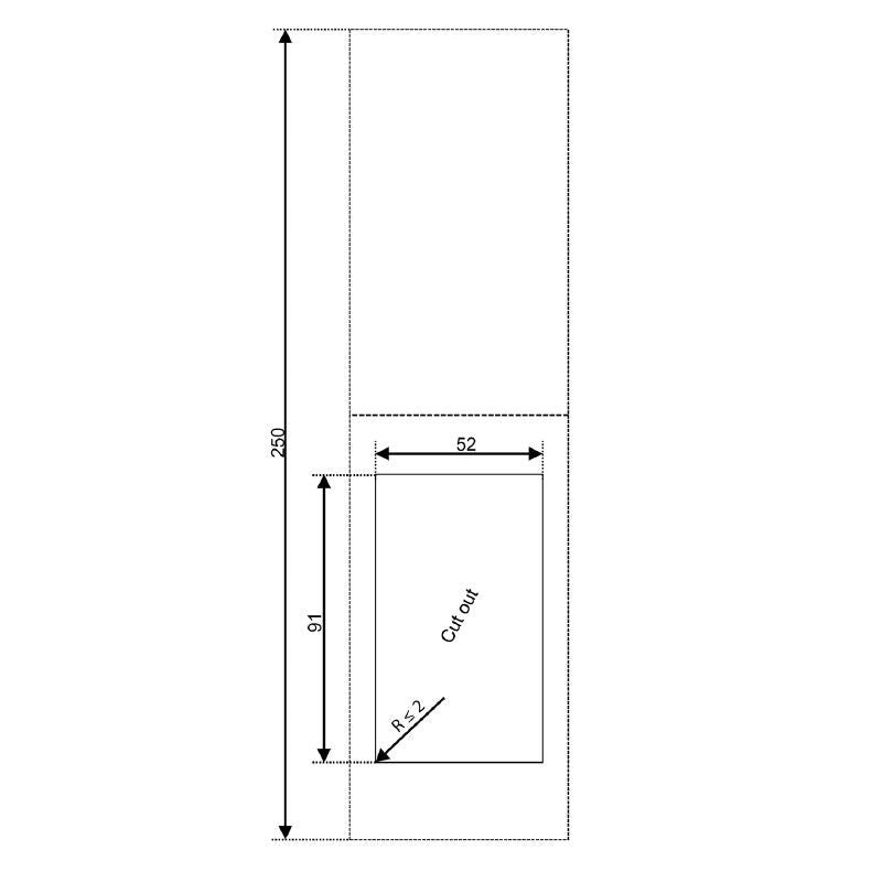 1450540000 - Lockable Zinc FrontCom Module, IP65, -40°C to 70°C Temperature Range