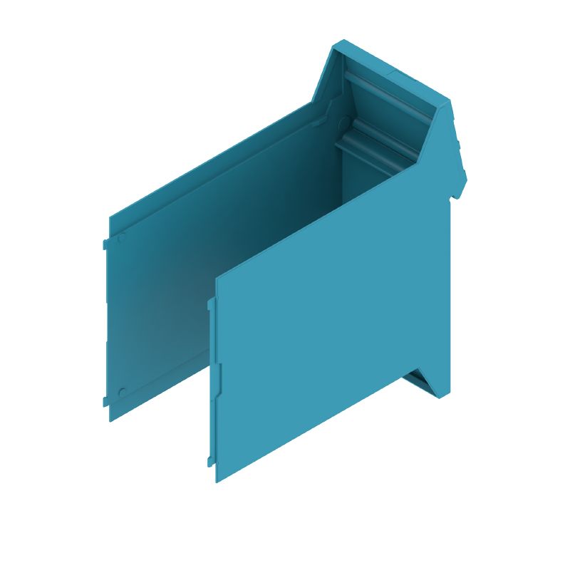 2579680000 - Modular Light Blue Housing for 12 Connectors, 45mm Wide (Pack of 6)