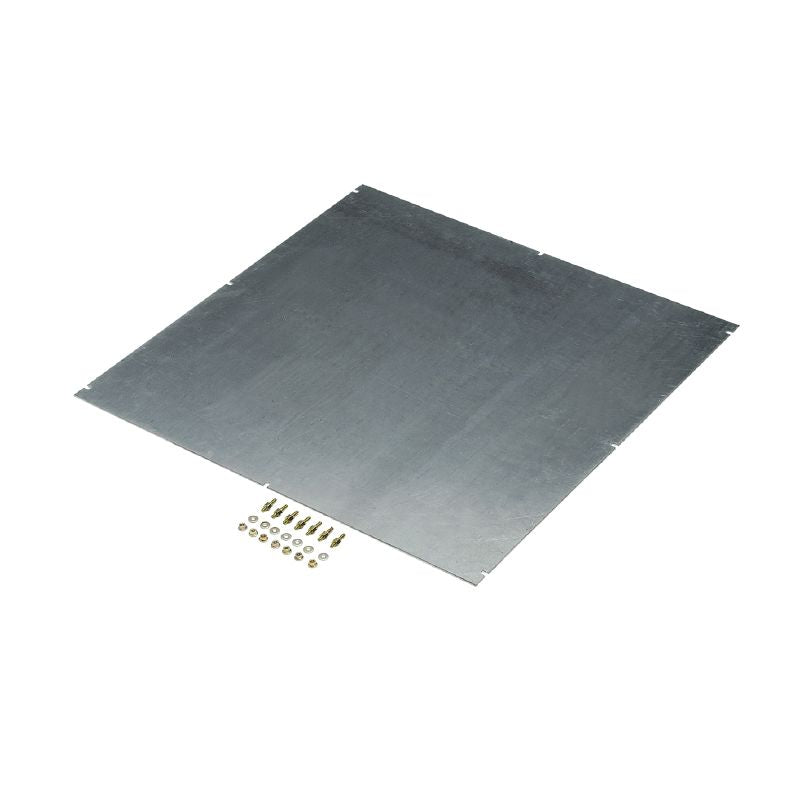9502920000 - 550mm Silver Polyester Enclosure with Mounting Plate