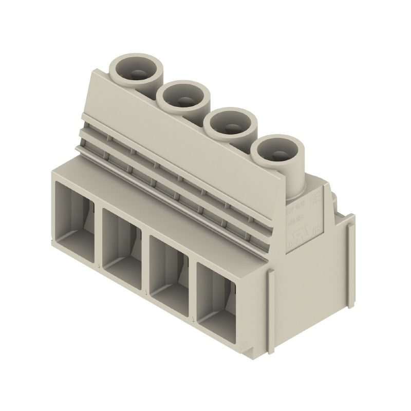 1839290000 - 10.16 mm PCB Terminal, 4 Poles, Tinned, Pebble Grey (Pack of 20)