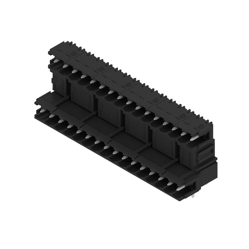 1726650000 - 32-Pole 5.08mm Male PCB Connector with Black Finish (Pack of 10)