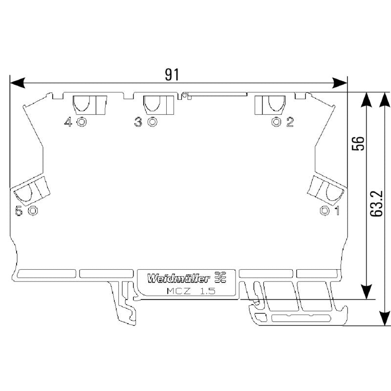 8461470000 - 6mm DC/F Transformer for 0-10V to 1-16 kHz Conversion (Pack of 10)
