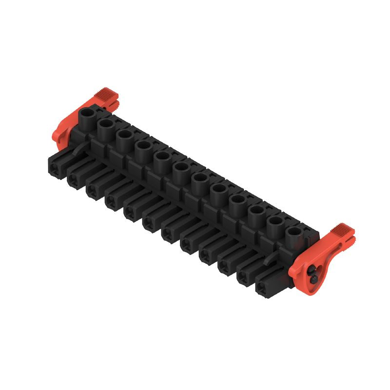 1165020000 - 12-Pole PCB Connector with 180° Yoke, RoHS & UL Certified (Pack of 15)