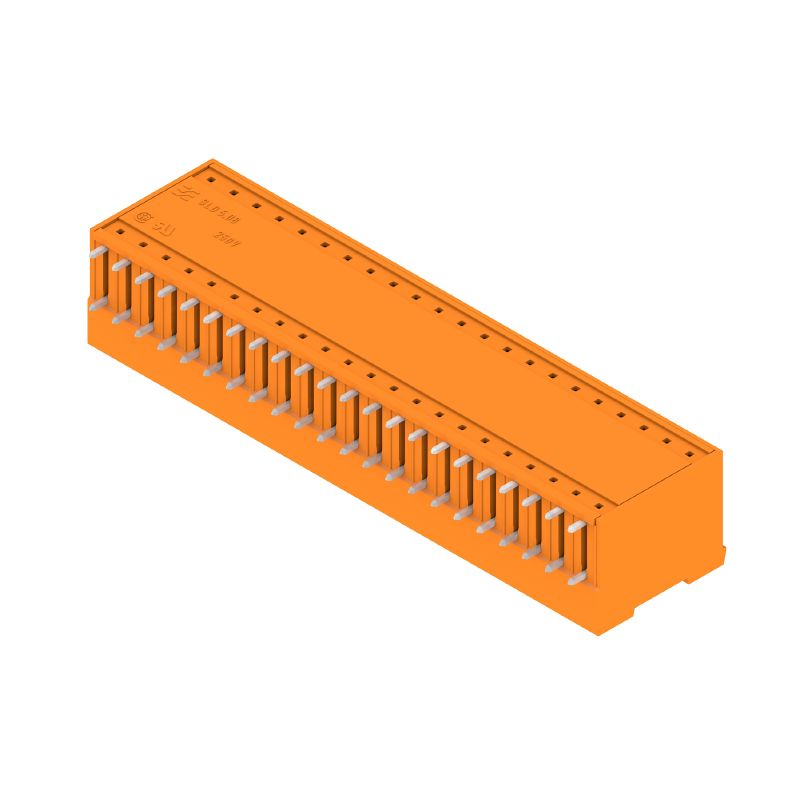 1601990000 - 5.08mm 44-Pole Orange PCB Connector with 90-Degree Angle (Pack of 10)