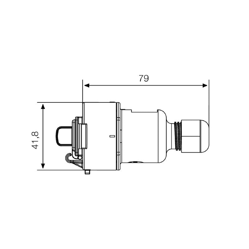 8813090000 - IP67 RJ45 Connector for Cable Coupling
