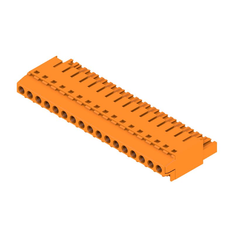 1501060000 - 5.08mm 17-Pole PCB Connector, 180-Degree Angle (Pack of 18)