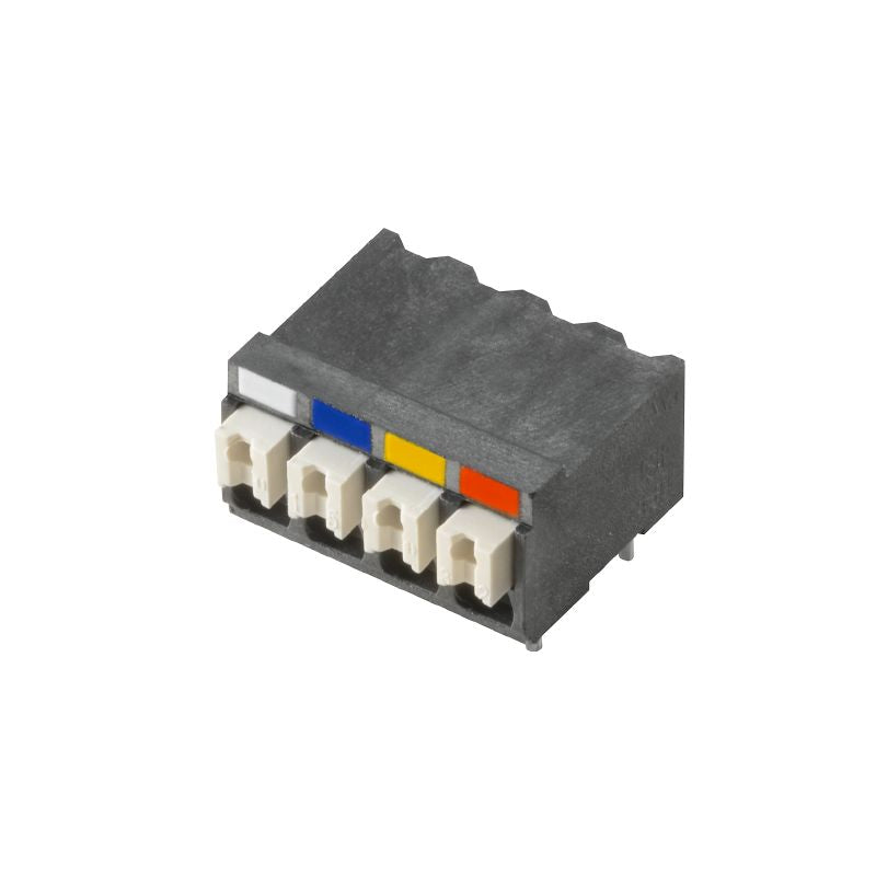 2639530000 - 3.81mm Black PCB Terminals with 4 Poles & Push-in Mechanism (Pack of 35)