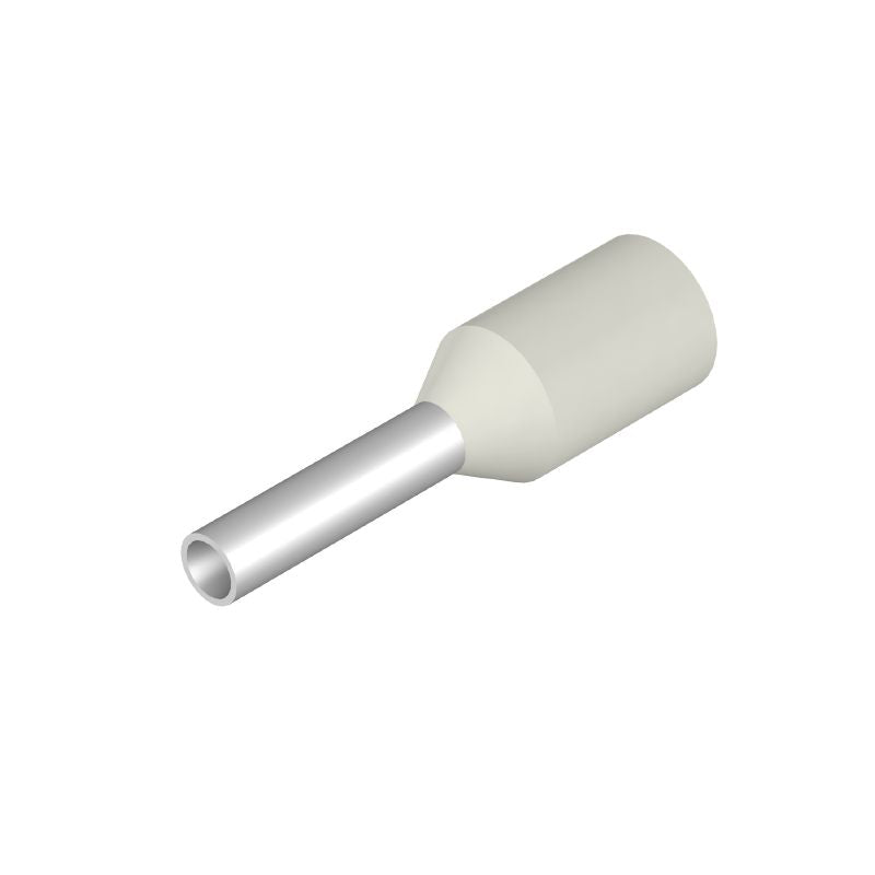 0409600000 - 12mm Wire End Ferrule with 2.8mm Collar, RoHS Compliant (Pack of 500)