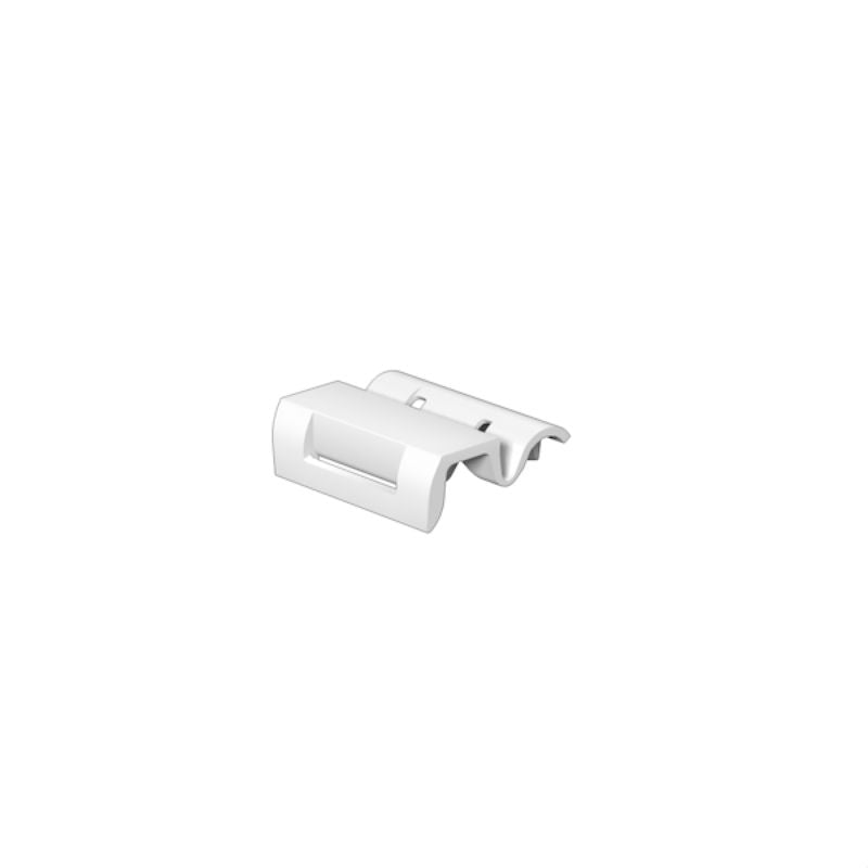 1747320001 - White 12mm SlimFix Clips for 2-3.5mm Cables, Pack of 200 (Pack of 200)
