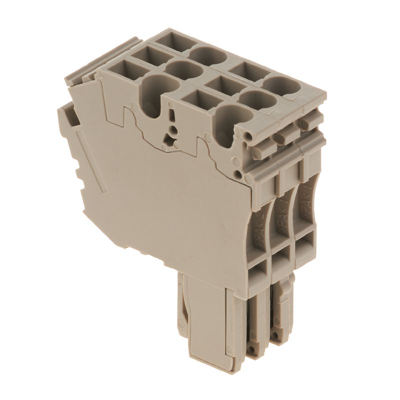 1815750000 - Dark Beige 3-Pole Plug Connector, RoHS Compliant, 24A (Pack of 20)