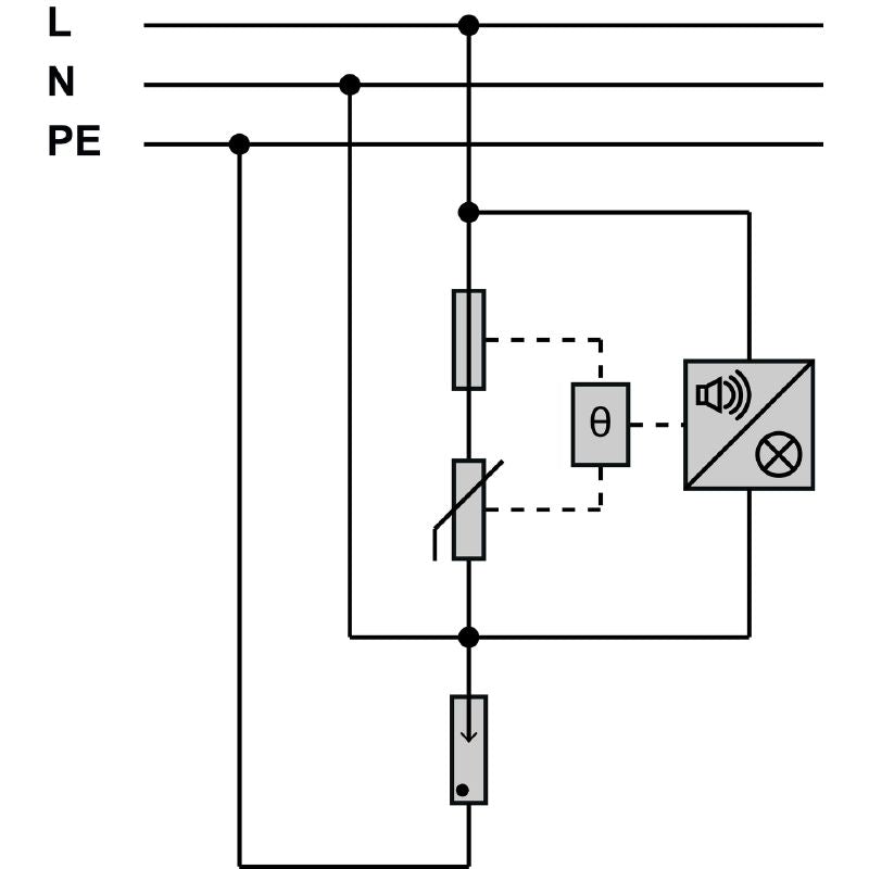 1351700000 - Compact Surge Arrester for Low Voltage with Visual Indicators