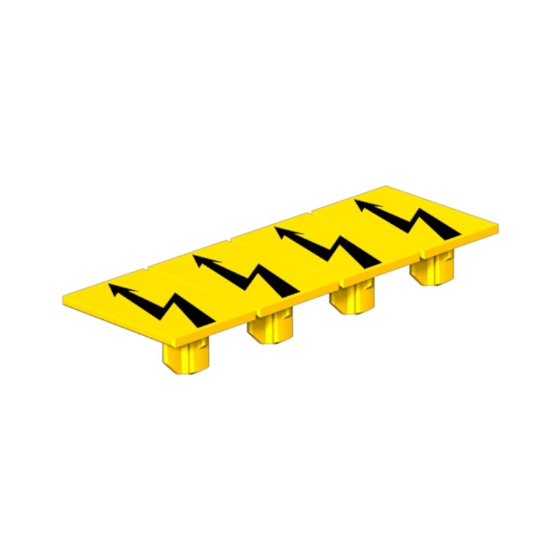 2635580000 - Yellow PA 6.6 Terminal Marker 14x10mm, RoHS Compliant (Pack of 40)