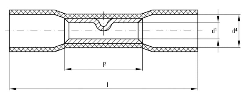 1491530000 - Yellow Insulated Cable Lug for 4-6 mm² Conductors (Pack of 20)