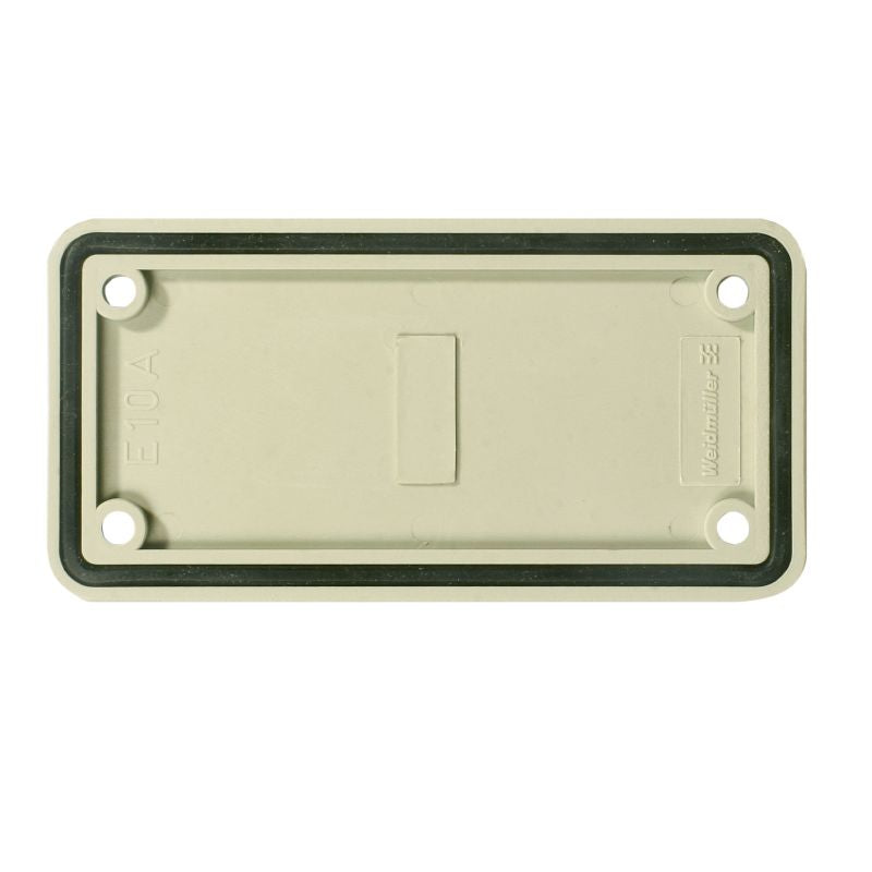 1664360000 - Heavy-Duty Grey Connector 52mm x 103mm with Cover Plate (Pack of 10)