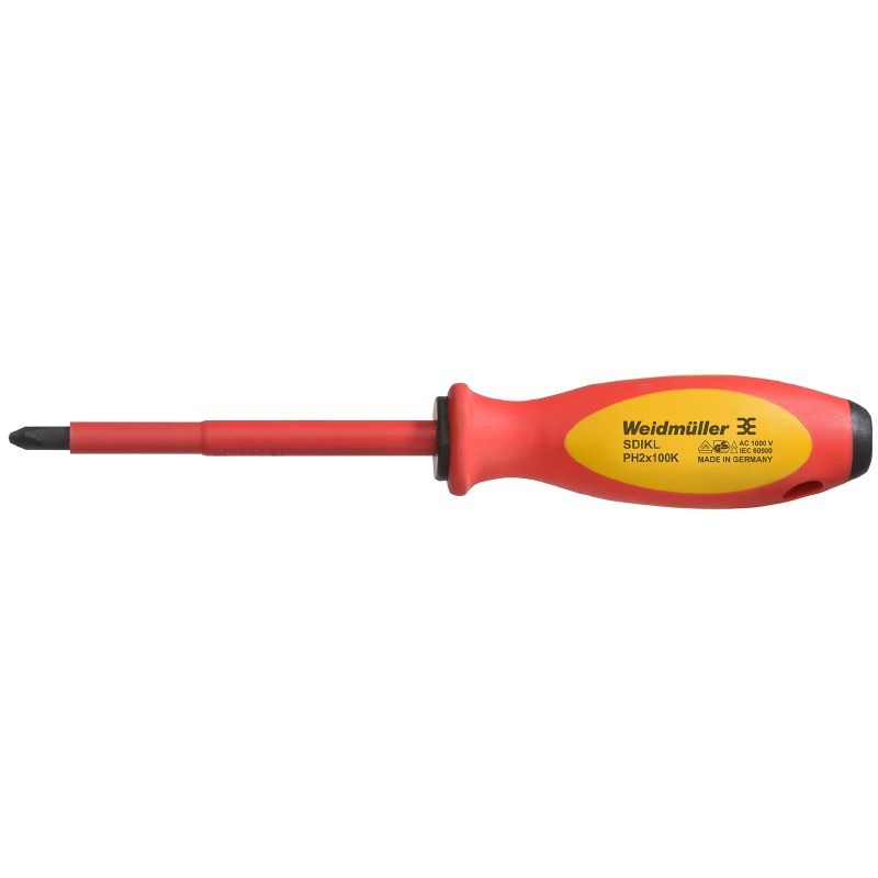 2749190000 - 2mm Philips Screwdriver, 100mm Blade Length, Lightweight Design