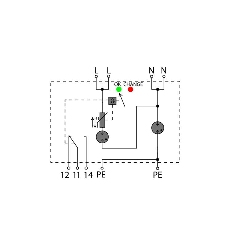 2619220000 - Surge Voltage Arrester for Low Voltage Systems with Remote Contact