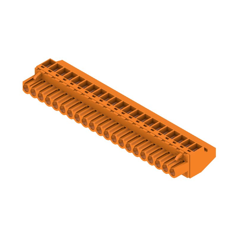 1957830000 - 21-Pole 90° Female PCB Connector with Clamping Yoke (Pack of 12)