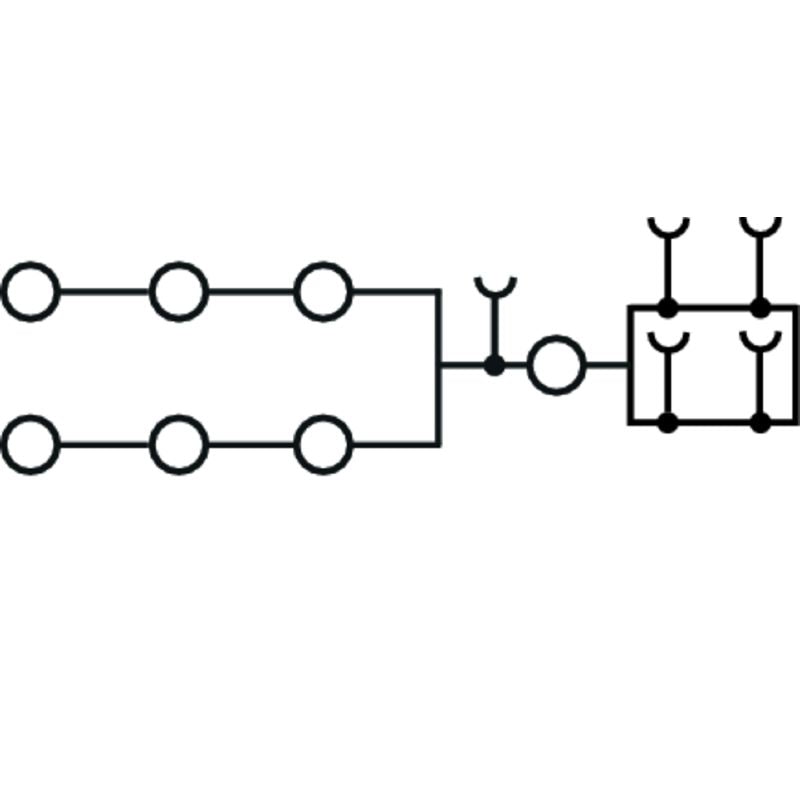 2712960000 - Dark Beige Modular Terminals, 6 mm², PUSH IN Design (Pack of 20)