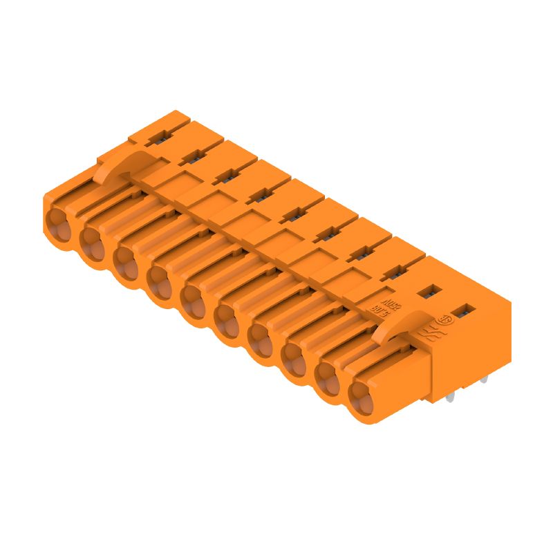 1623020000 - 5.08mm Female PCB Connector, 10-Pole Right Angle, THT, 36pcs (Pack of 36)