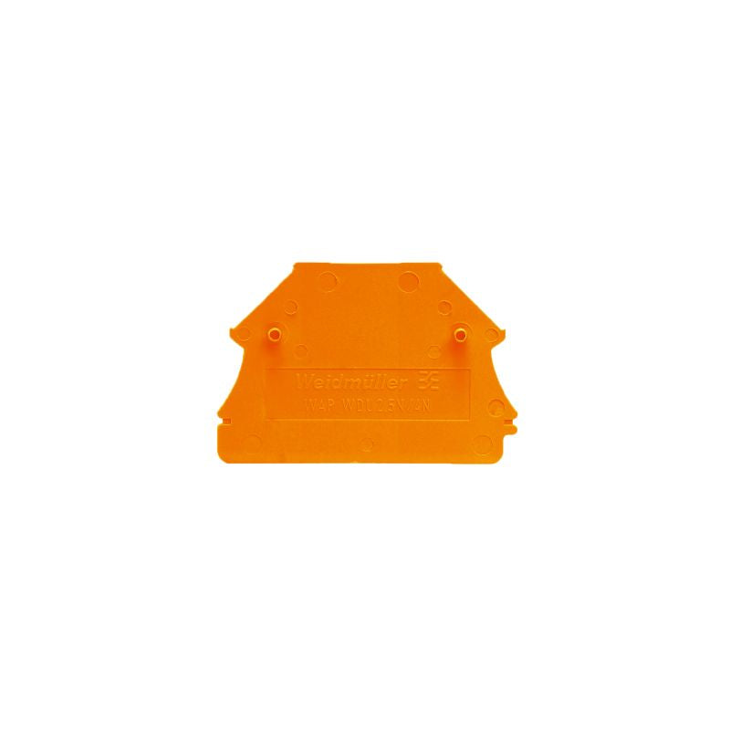 1060060000 - Orange W-Series End Plate for Efficient Mounting (Pack of 50)