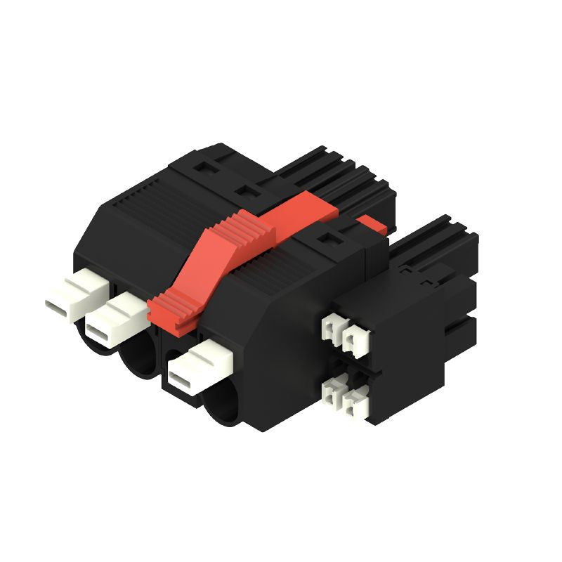 2549460000 - 7.62mm PCB Female Connector with 180° Angle and PUSH IN Mechanism (Pack of 48)