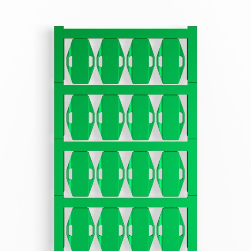 1727740005 - Green MultiCard Markers for Cables, 7-40mm Diameter (Pack of 320)