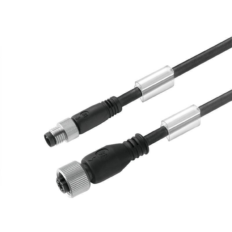 1937950100 - 1m M8/M12 Sensor Actuator Connection Line, Unshielded PUR